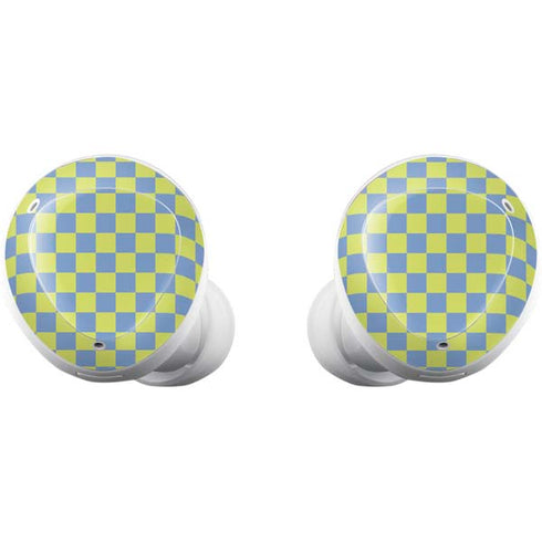 Neon Checkered Galaxy Buds Plus Skin